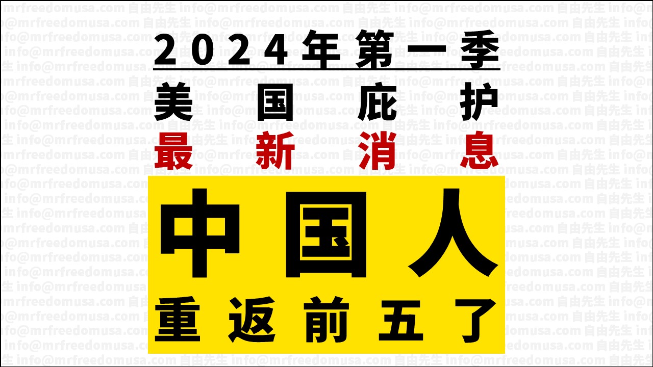 中国人申请庇护再次跻身前五，新庇护办公室计划开业，110万宗积压：2024年第一季（1-3月）美国庇护最新消息