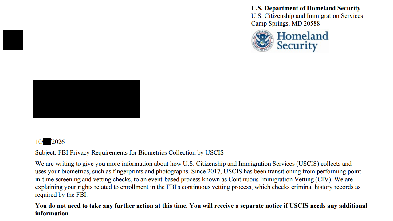 最近很多人收到 USCIS 的 FBI Notice,是什么意思?是不是快要面谈了?或者面谈快有结果了? 2 自由先生 Mr. Freedom 最近很多人收到 USCIS 的 FBI Notice,是什么意思?是不是快要面谈了?或者面谈快有结果了?